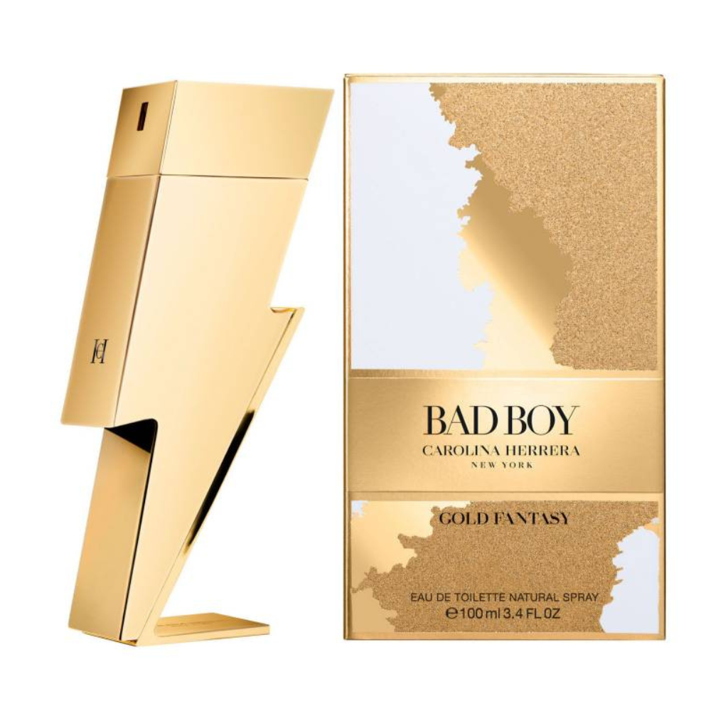 Bad Boy Gold Fantasy Carolina Herrera para Caballero 100ml.