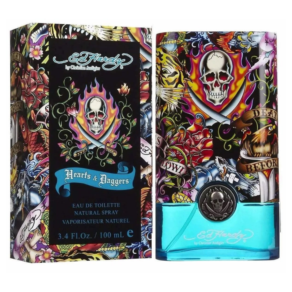 Ed Hardy Hearts & Daggers Christian Audigier para Caballero 100ml.